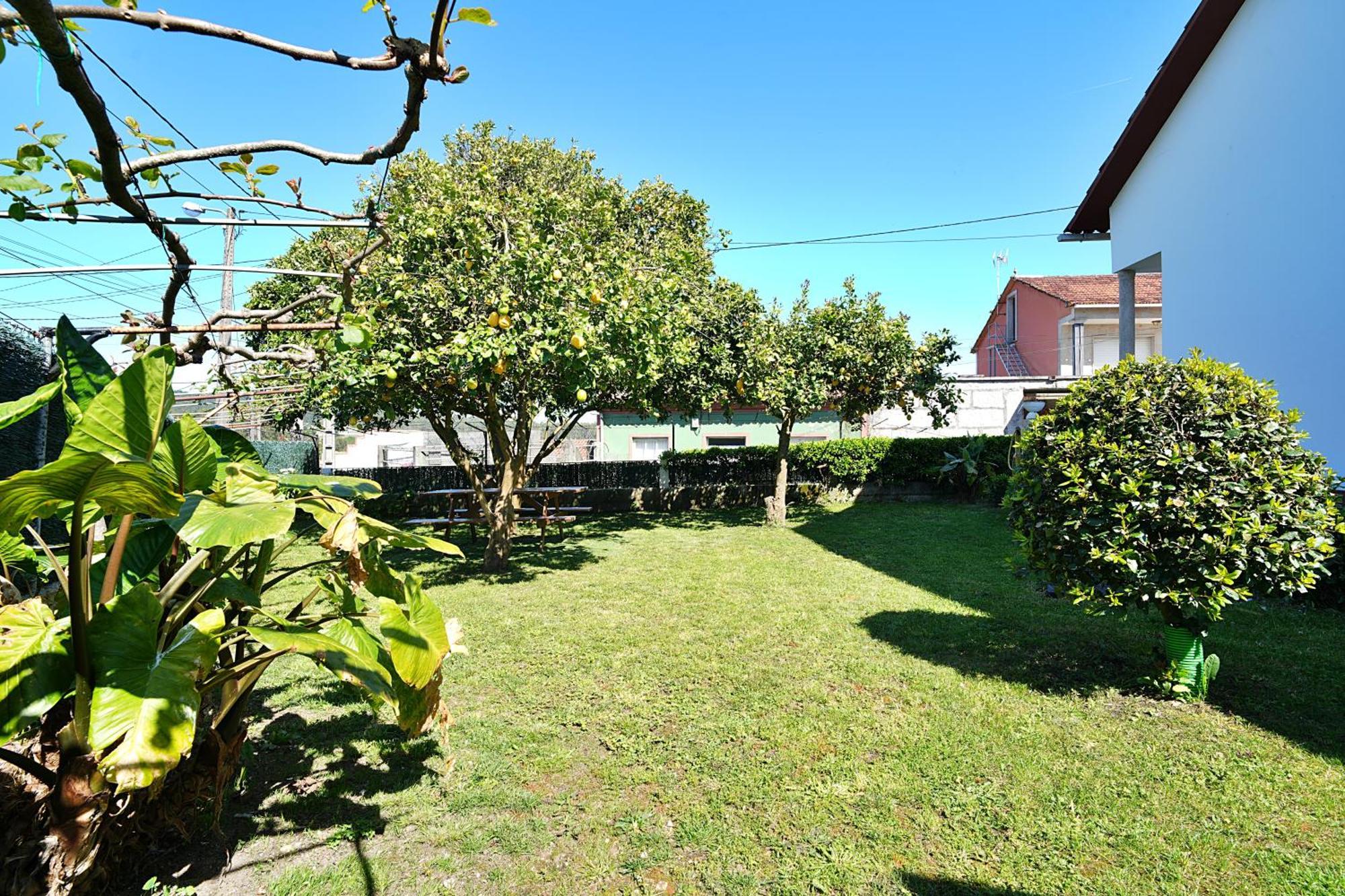 Casa Con Jardin En Vilanova De Arousa Pontevedra Bagian luar foto