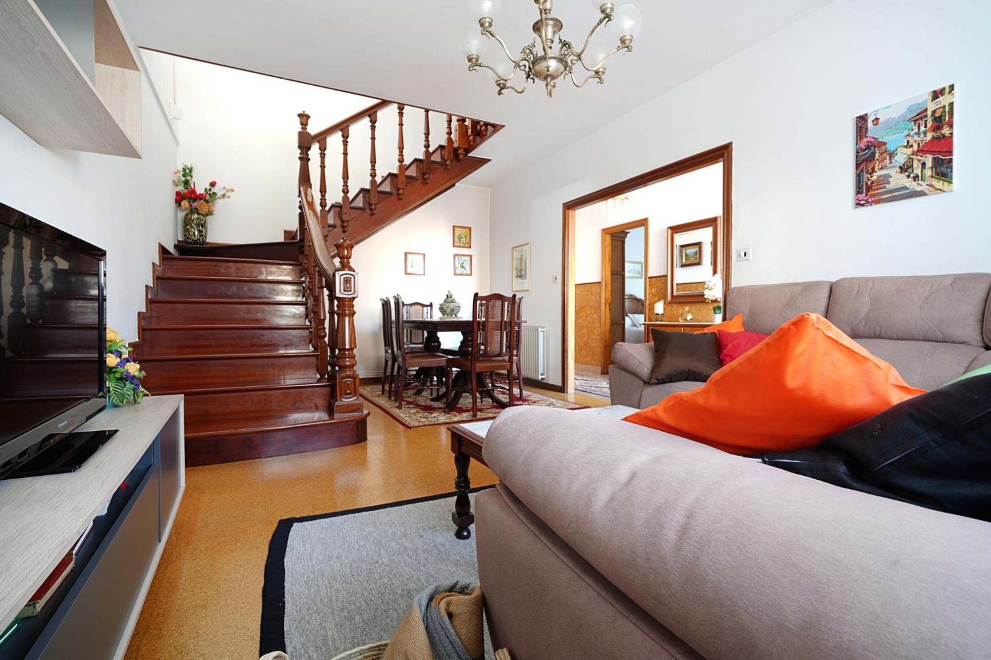 Casa Con Jardin En Vilanova De Arousa Pontevedra Bagian luar foto